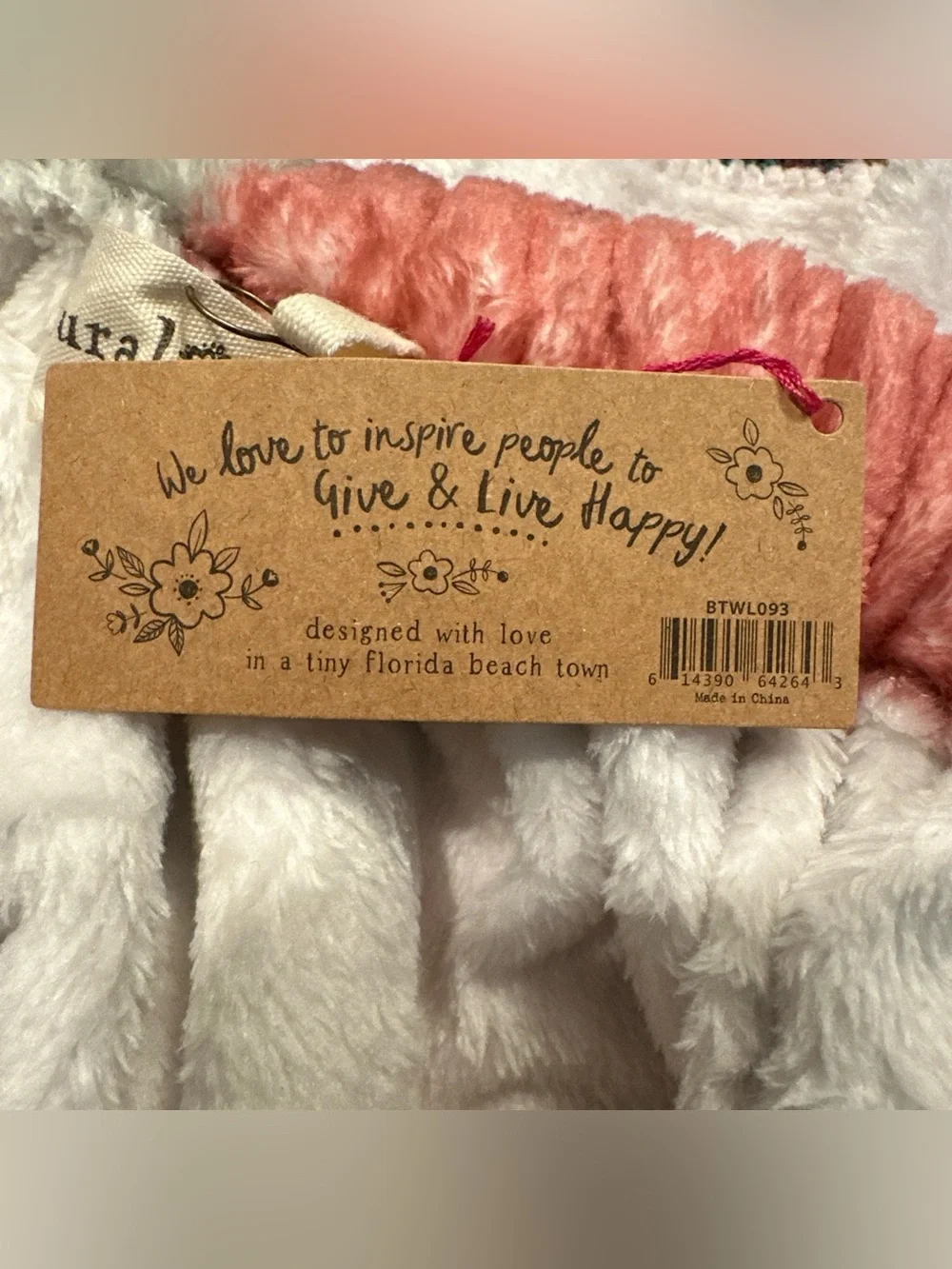 NWT Natural Life Towel Wrap Floral Plush S/M Boho Spa Shower Beach Coverup - Picture 4 of 13